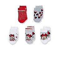 Disney Minnie Mouse Baby 5 Pack Shorty Socks