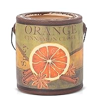 A CHEERFUL GIVER 95hr 20oz Scented Candle - Orange Cinnamon Clove - Multi-Wick Glass Candle - Gifts For Men and Women