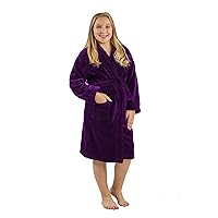 Custom Personalized Hooded Cotton Robe for Unisex Teens, Petites, and Girls
