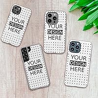 Awkward Styles Personalized Phone Slim Case for iPhone 15 14 13 Pro Custom Text Photo Case Gloss Finish for Galaxy S23 S22 Protective Gifts - iPhone 13