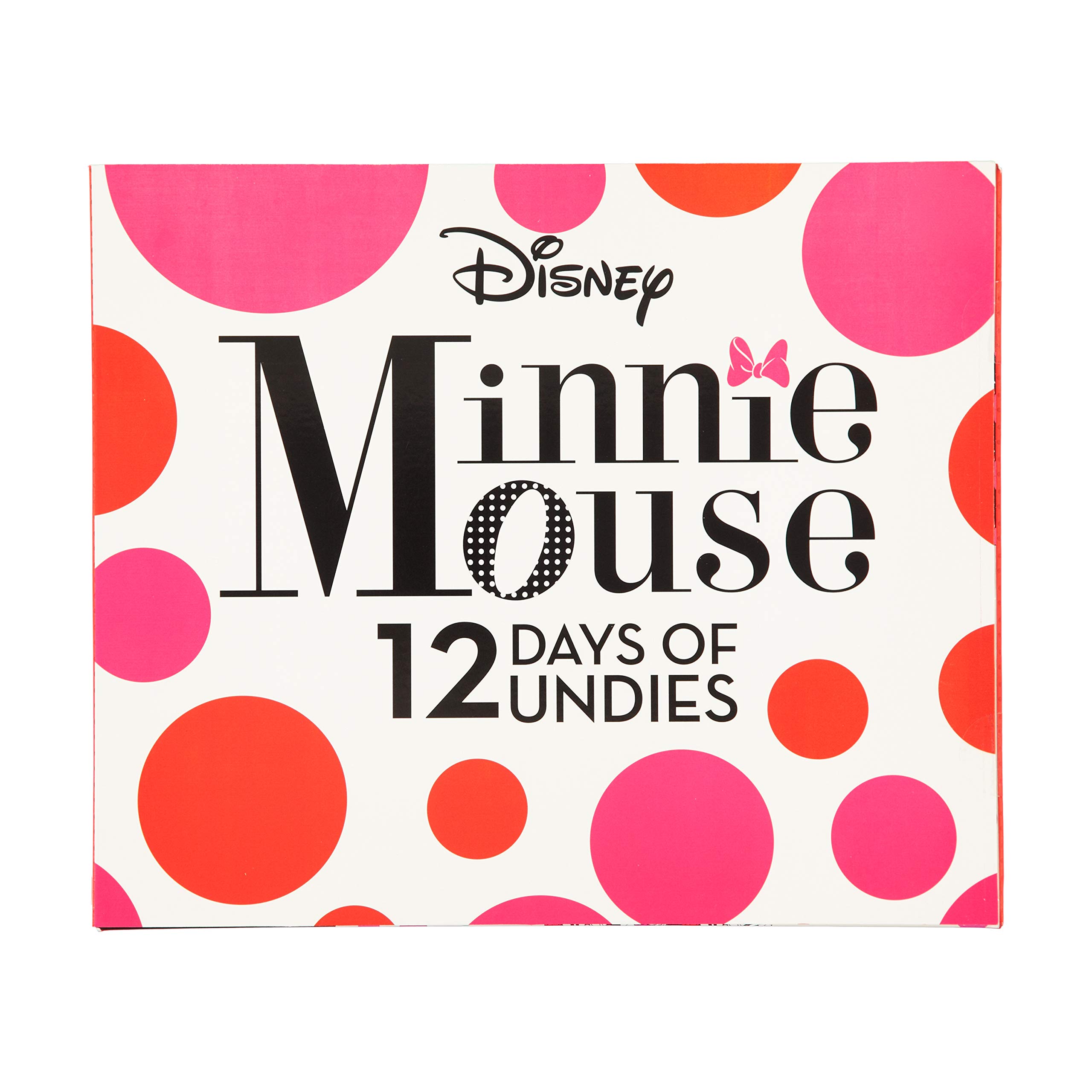 Disney Girls' Toddler Minnie Mouse 12-Days of Surprise Underwear