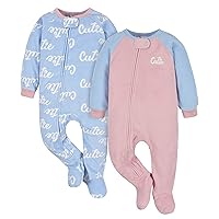 Baby-Girls 2-Pack Fleece Pajamas