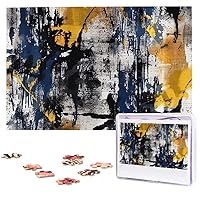 Navy Blue Color Print Puzzles Personalized Puzzle for Adults Wooden Picture Puzzle 1000 Piece Jigsaw Puzzle for Wedding Gift Mother Day