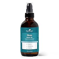 Plant Therapy Sleep Body Oil with Chamomile 4 oz Promotes a Good Night's Rest, Calms a Restless Mind & Body, Softens & Nourishes Skin