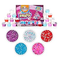 Elmer's PKG Gue Premade, Slime Kit, Includes Fun, Unique Add-Ins, Party Pack, 20 Count
