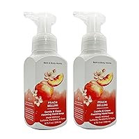 Bath and Body Works 2 Pack Foaming Hand Soap Peach Bellini. 8.75 Oz