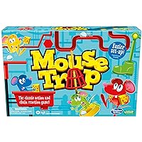 Hasbro Gaming Mouse Trap Kids Board Game, Family Board Games for Kids, Easier Set-Up Than Previous Versions, Kids Games for 2-4 Players, Kids Gifts, Ages 6 and Up