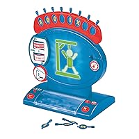 LEXIBOOK Electronic Hangman Game, Child and Family Board Game, Spelling and Vocabulary, Light and Sound Effects, 2 Players, Blue/red, JG800US