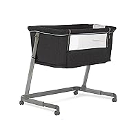 Waves 3-in-1 Baby Bassinet, Bedside Sleeper and -Playard, Seven Adjustable Height Position, Lightweight and Portable Bedside Bassinet, JPMA Certified