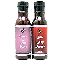 Premium | Chinese Sauce Variety 2 Pack | Sweet-N-Sour Sauce | Stir Fry Sauce | Crafted in Small Batches