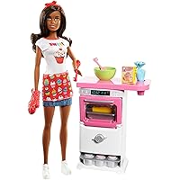 Barbie Bakery Chef Playset, Dar Brown Hair