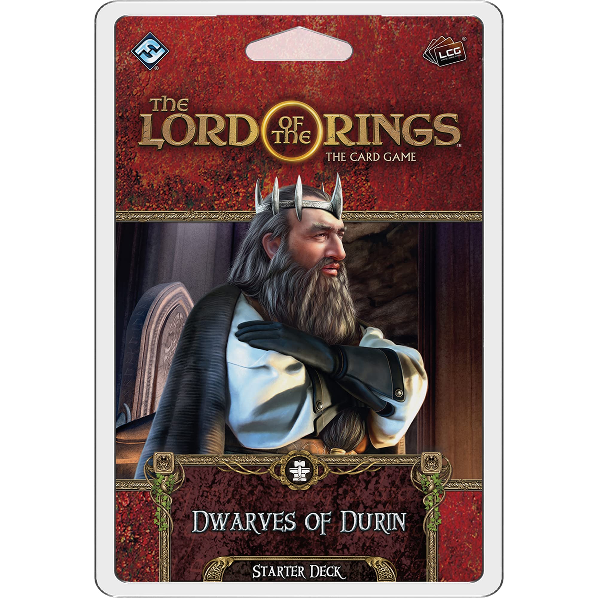 Fantasy Flight Games The Lord of The Rings The Card Game Dwarves of Durin Starter Deck - Cooperative Adventure Game, Strategy Game, Ages 14+, 1-4 Players, 30-120 Min Playtime, Made