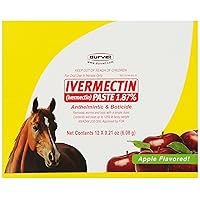 Durvet 12-Pack Ivermectin Dewormer Paste for Horses