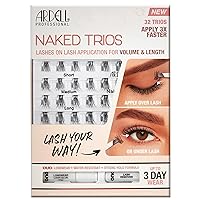 Ardell Naked Lashes Trios Kit, 32 Trios, 1 pack