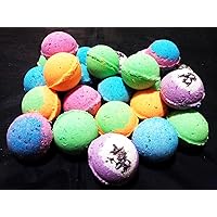 Assorted Colors & Scents Stress Relieving Moisturizing Fizzy Bath Bombs- 6Pcs