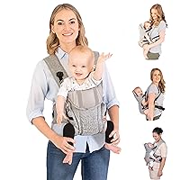 Dreambaby Oxford Adjustable 3-in-1 Position Baby Carrier - Comfortable and Stylish Baby Wrap for Newborns to Toddlers -Suitable for Children 7.5 – 33lbs (Approximately 3-12 Months of Age)