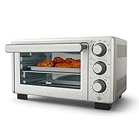 Compact Countertop Oven With Air Fryer, Stainless Steel