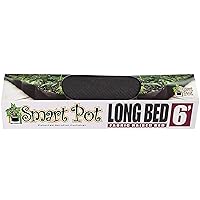 12206 Long Fabric Raised Bed, 6 Foot, Black
