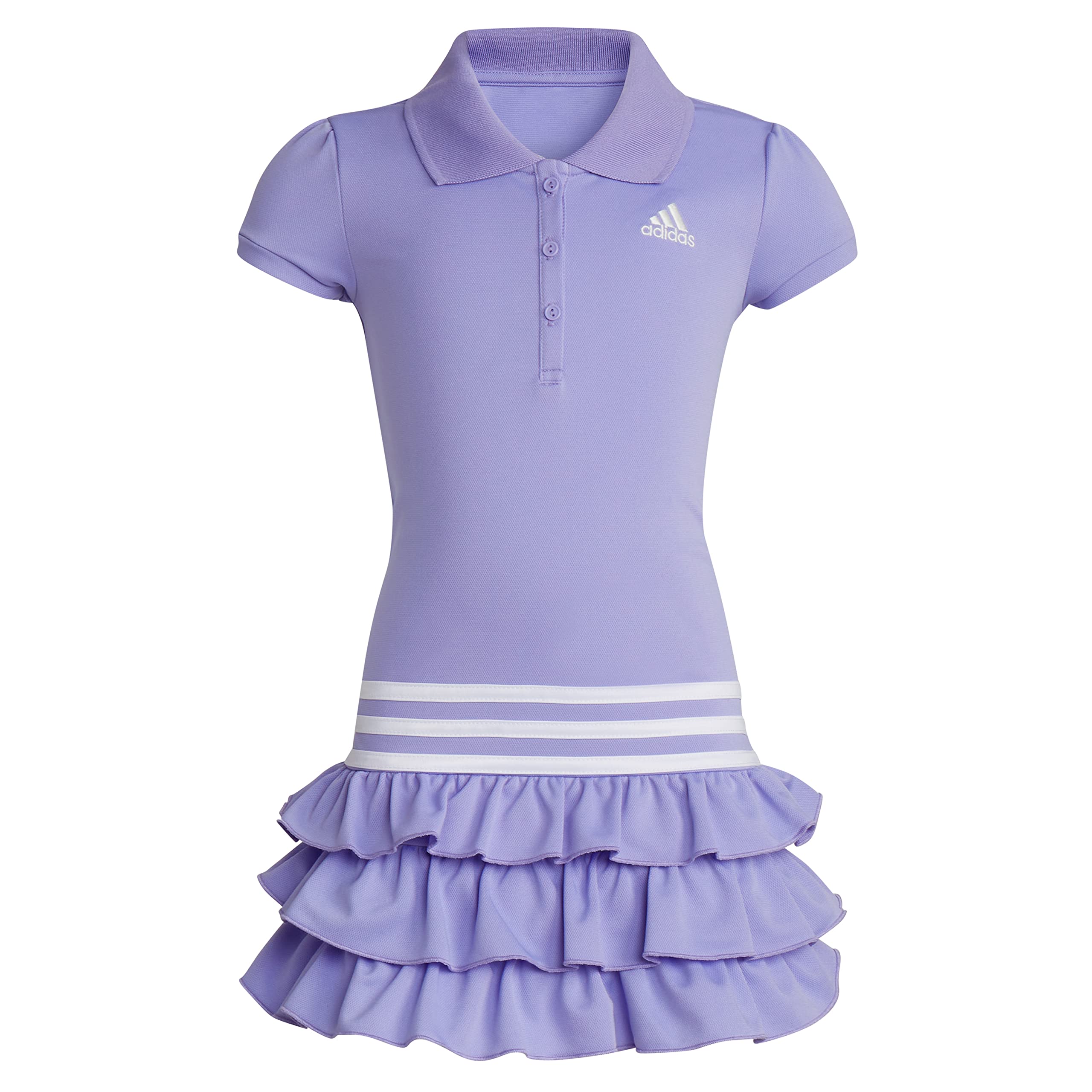 adidas Girls' Short Sleeve Polo Dress