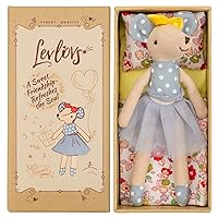 LEVLOVS Ballerina Mouse in a Matchbox and Friends Toy Baby Registry Gift (Bunny) (Mouse Rosie)