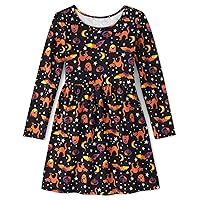 The Children's Place Girls' One Size Long Sleeve Knit Casual Dress