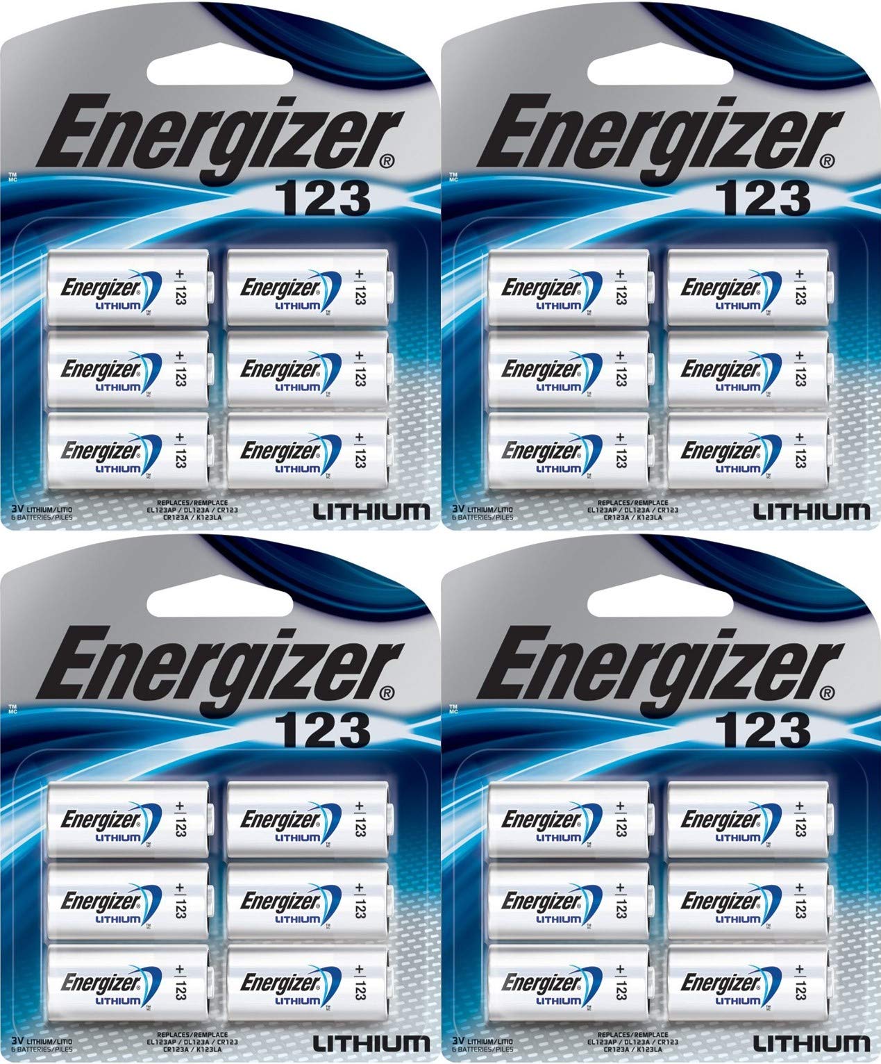 Energizer Photo Battery 123, 24 Batteries