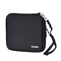 Mudder Hard Travel Carrying Case Bag Cover Compatible with Nintendo 2DS with Carry Strap, Black