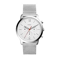 Fossil Men's FS5382 Neutra Chrono Analog Display Quartz Silver Watch