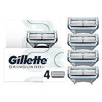 Gillette SkinGuard Men's Razor Blades, 4 Blade Refills