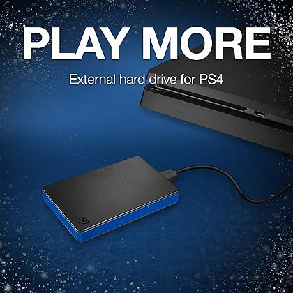 Seagate Game Drive 2TB External Hard Drive Portable HDD – Compatible with PS4 (STGD2000400)