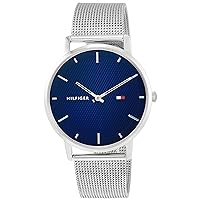Tommy Hilfiger 1791663 Men's Wristwatch, Dial Color - Blue, Watch simple, thin, quartz