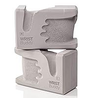 WRIST BUDDY® Yoga Blocks | Engineered to Help Wrist Pain, Comfort, and Grip Strength | Prime Support for Balance Fitness and Exercise | All EVA Foam Blocks Yoga Accessories Set | Great Yoga Gifts Too