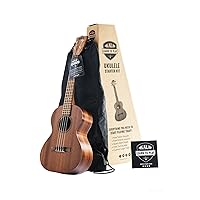 Official Kala Learn to Play Ukulele Tenor Starter Kit, Satin Mahogany – Includes online lessons, tuner app, and booklet (KALA-LTP-T)
