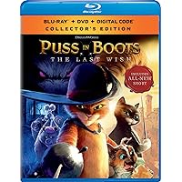 Puss in Boots: The Last Wish(Blu-Ray + DVD + Digital) Puss in Boots: The Last Wish(Blu-Ray + DVD + Digital) Blu-ray DVD 4K