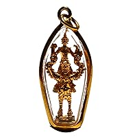 Thai Jewelry Magic Amulet Pendant Narayana Sat on Garuda Powerful of Fortune and Avoid Evil