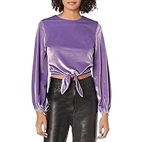 KENDALL + KYLIE Women's Front Tie Blouse