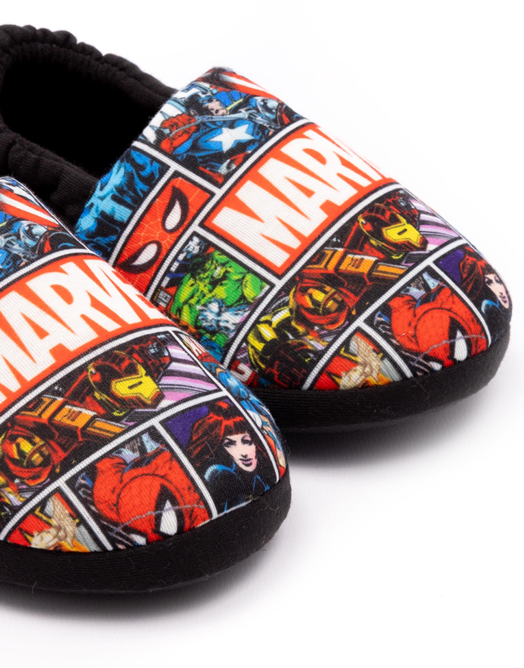Marvel Avengers Slippers Boys Kids Comic House Shoes Loafers