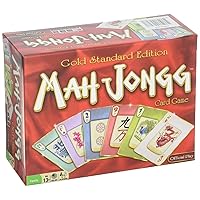 Continuum Games Mah Jongg Card Game Gold Standard Edition for Family Fun - American & Chinese Rules Great Gift for Teens & Adults Portable & Easy to Learn with Stunning Artwork Not Just Tiles