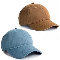 FURTALK Toddler Baseball Hat Kids Boys Girls Adjustable Washed Cotton Baseball Cap with Ponytail