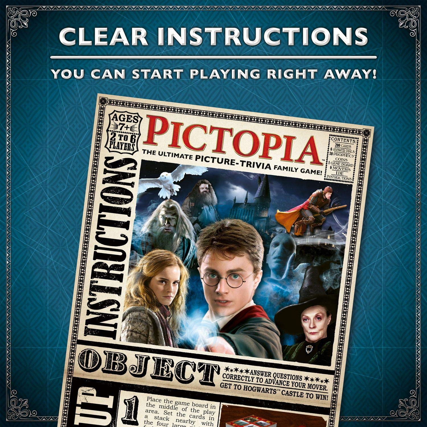 Wonder Forge Ravensburger Pictopia: Harry Potter Edition Family Trivia Board Game For Kids & Adults Age 10 & Up