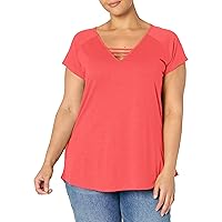 Avenue Women's Plus Size Top 3 Bar V