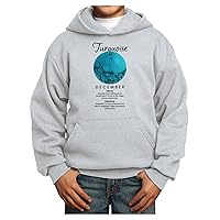 Birthstone Turquoise Youth Hoodie Pullover Sweatshirt