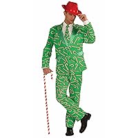 Forum Novelties Men's Holiday Suit, Candy Cane, Standard