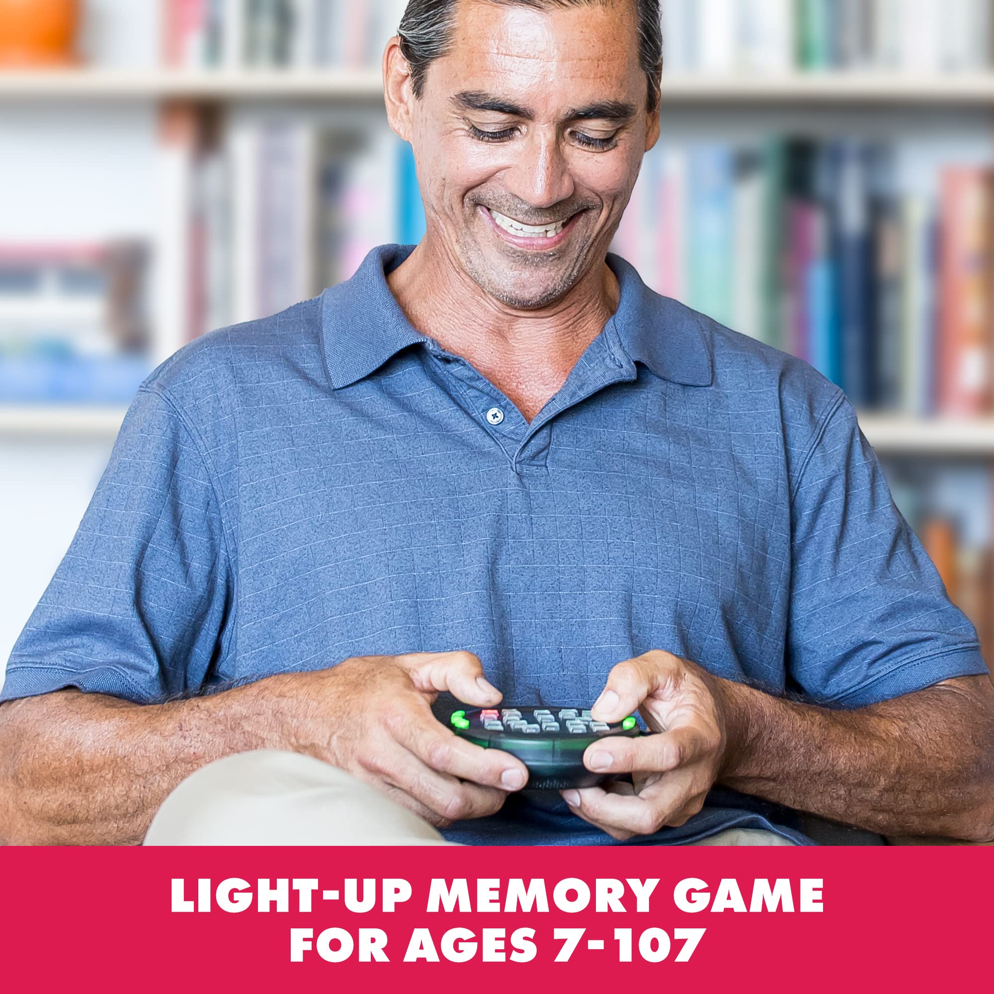 Educational Insights BrainBolt Handheld Electronic Memory Game with Lights & Sounds, 1 or 2 Players, Ages 7+