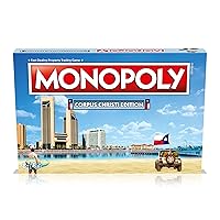MONOPOLY Board Game - Corpus Christi Edition: 2-6 Players Family Board Games for Kids and Adults, Board Games for Kids 8 and up, for Kids and Adults, Ideal for Game Night