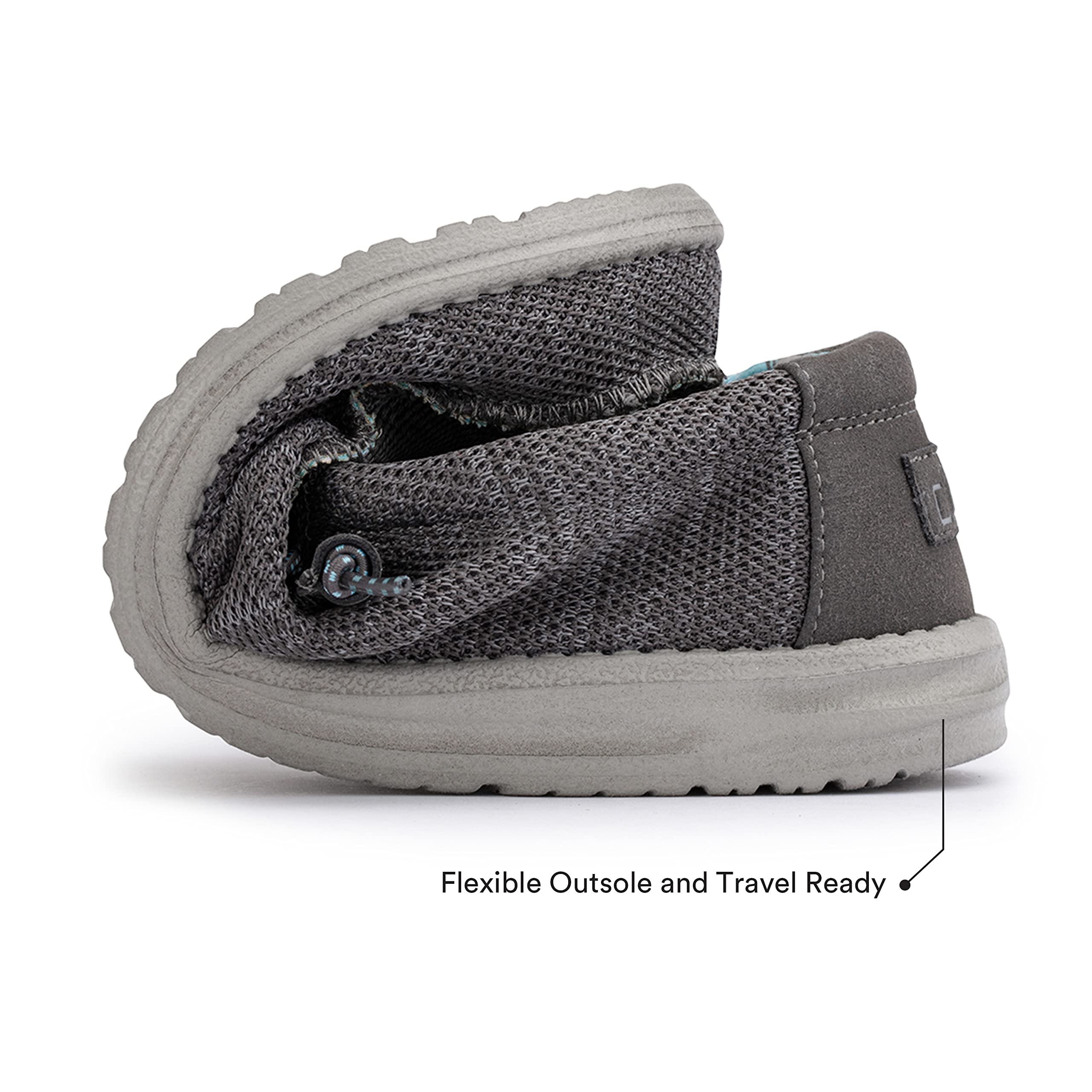 Hey Dude Men's Wally Sox | Men's Loafers | Men's Slip On Shoes | Comfortable & Light-Weight