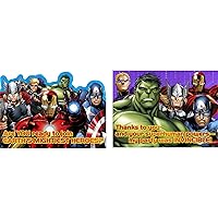 Avengers Assemble NEW Birthday Party Invitations & Thank You (8ea)