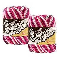 Sugar 'n Cream 100% Cotton Limited Edition Yarn ~ 2-Pack (Love #2707)
