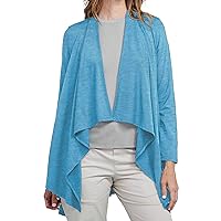 SCOTTeVEST Nicole Cardigan for Women - 6 Hidden Pockets - Lightweight Wrinkle-Resistant Sweater for Travel & More