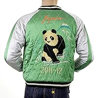 Toyo jackets Special Limited Edition 2012 Memorial Musashi and Giant Panda fully reversable Suka jacket TOYO1084